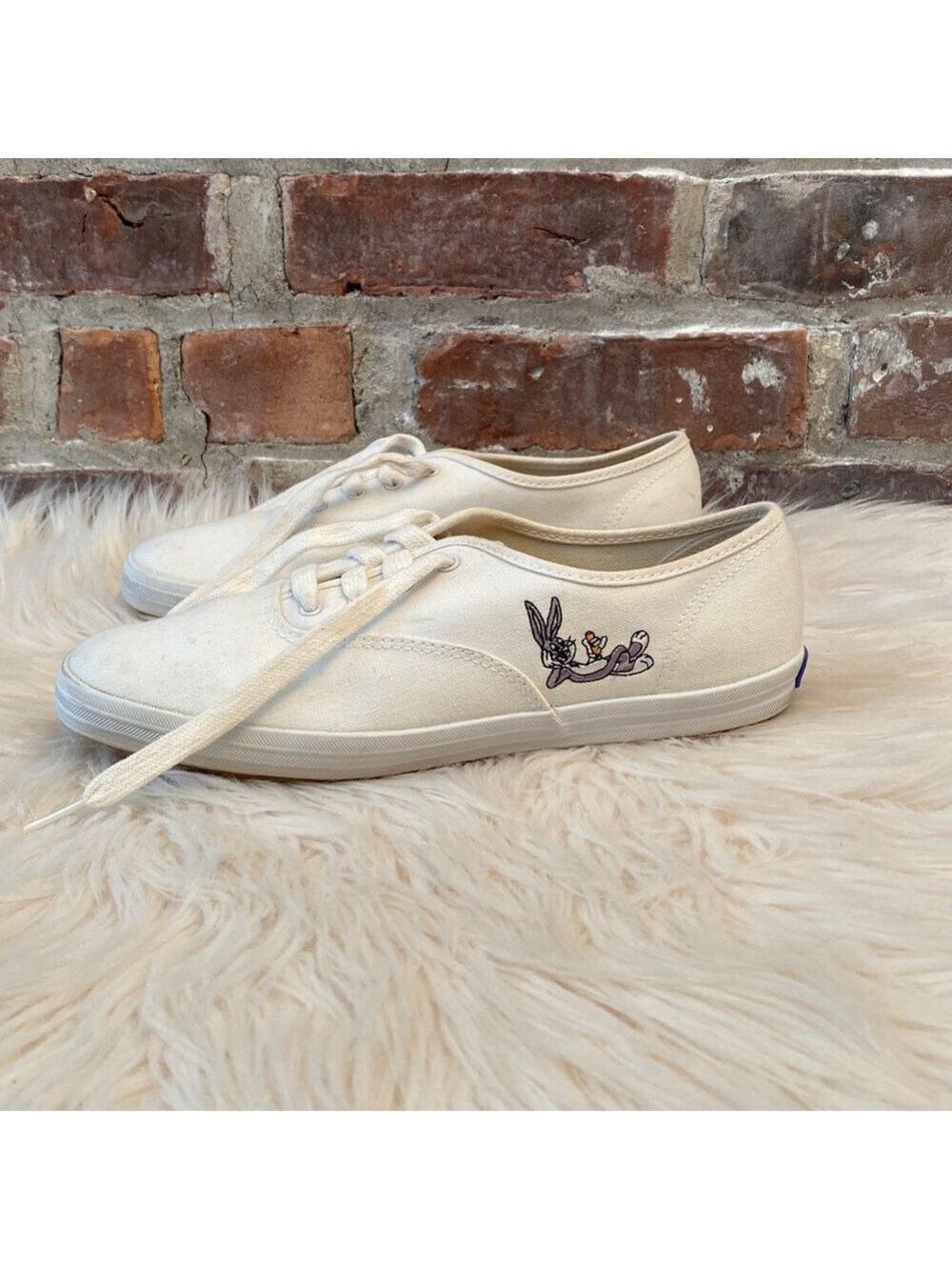 Vintage Looney Tunes Keds Bugs Bunny Sneakers, Size 7.5